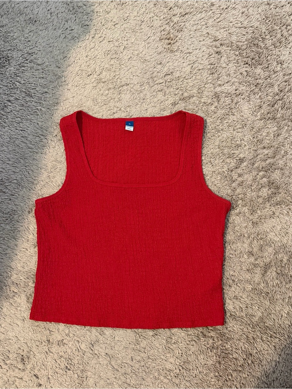 Old Navy Red Square-Neck Tank